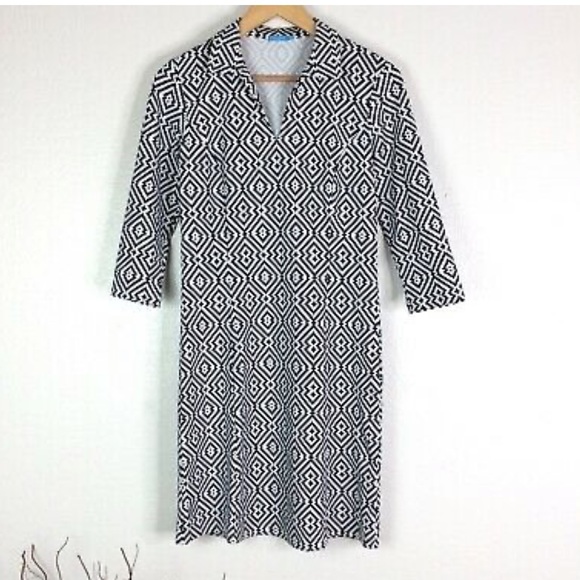 J. McLaughlin Geo Catalina Cloth Dress - Picture 2 of 6